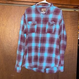 Red/Blue XL Button Down Flannel